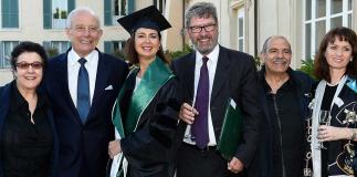 Laura Boldrini and Lynn Meskell receive Honorary Degrees at The American University of Rome